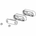 LED Positionsleuchten Einbau amber 12-24v 5m Kabel – Bild 4