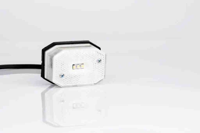 LED Positionsleuchte weiß 12-24v 0.75mm2 Stecker | MV-2790W