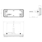 LED Positionsleuchte neonweiß | 12-24v | 50cm. Kabel | MV-3100W – Bild 4