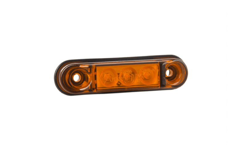 LED Positionsleuchte amber mit Bügel | 12-24v | 50cm. Kabel | MV-4300A