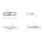 LED Positionsleuchte rot 12-24v 50cm Kabel – Bild 4