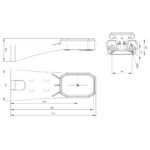 LED Umrissleuchte amber | 12-24v | Stecker zum Schieben | MV-5790A – Bild 3