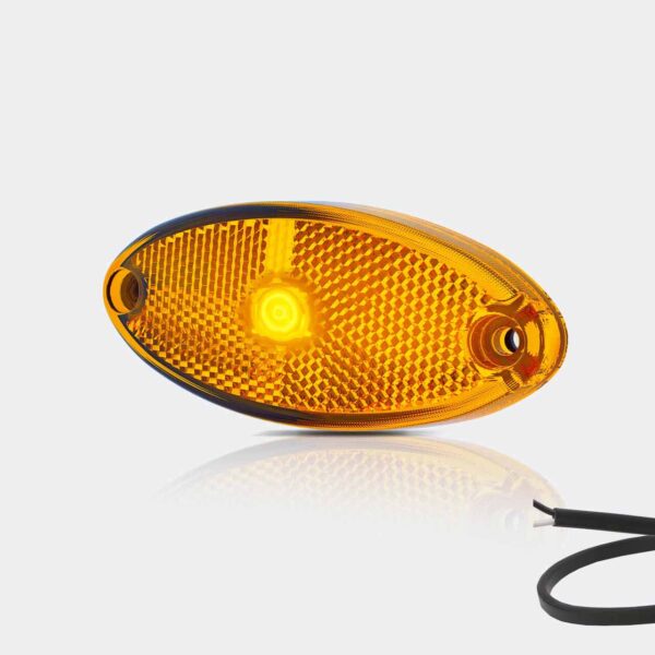 LED Umrissleuchte oval amber | 12-24v | 50cm. Kabel | MV-5800A