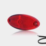 LED Positionsleuchte oval rot | 12-24v | 50cm Kabel | MV-5800R