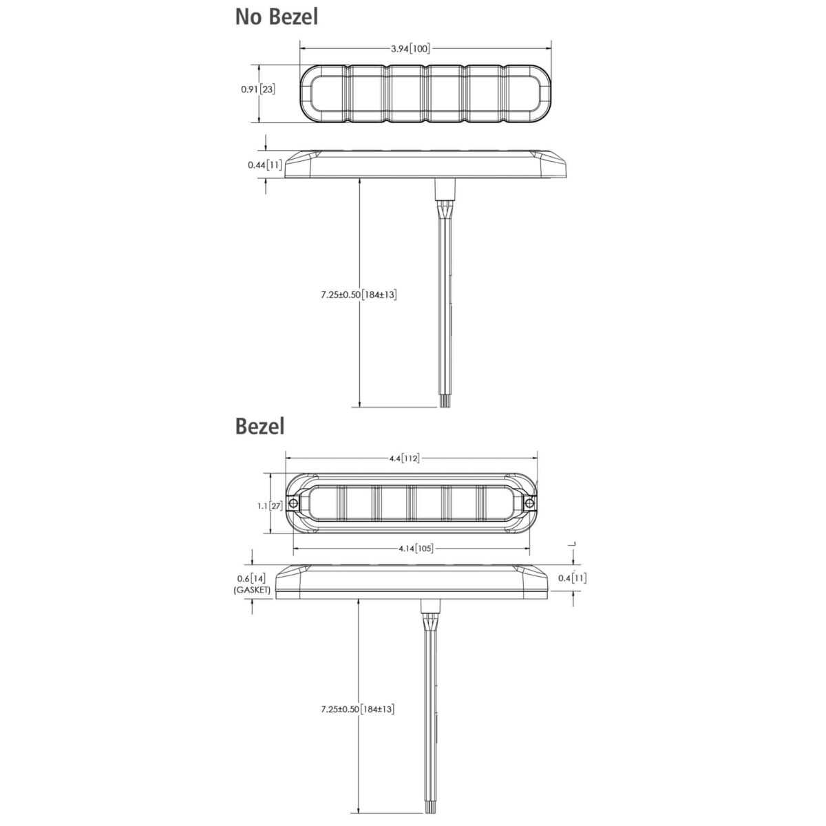 LED Blitzer | R65 6 | LED | 12-24v | amber + weiß | ED3794AW – Bild 5
