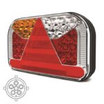 Links | LED Rücklicht ohne Kennzeichenleuchte | 12-36v | 6-PIN | V10C6-531B6