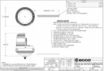 LED Rundumleuchte amber | 12-24v | 1-Schraube konisch 400 Serie | R65 | V11051 – Bild 2
