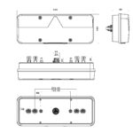 Links | LED-Anhängerbeleuchtung | dynamisches Blinklicht | 9-36v | 7-PIN | VC-1031B7 – Bild 4