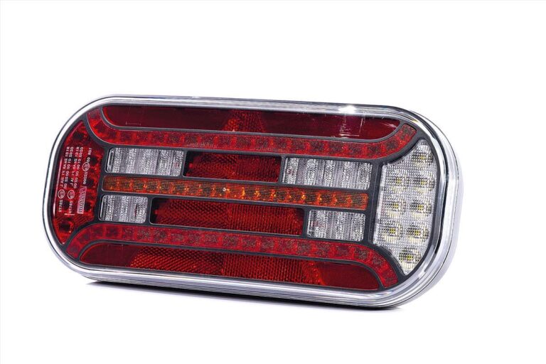Links | LED Rücklicht Dreiecksreflektor | 12-24v | 100cm. Kabel | VC-3101
