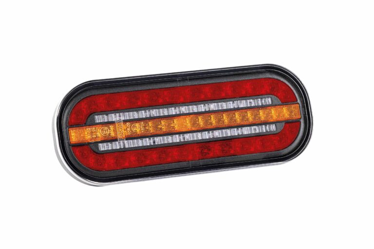 LED kompaktes Rücklicht mit statischem Blinklicht | Montage H+V 12-24v | VC-330