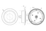 Verchromter Ersatzring für Lampen VC-4900 serie | VAC-4900 – Bild 2