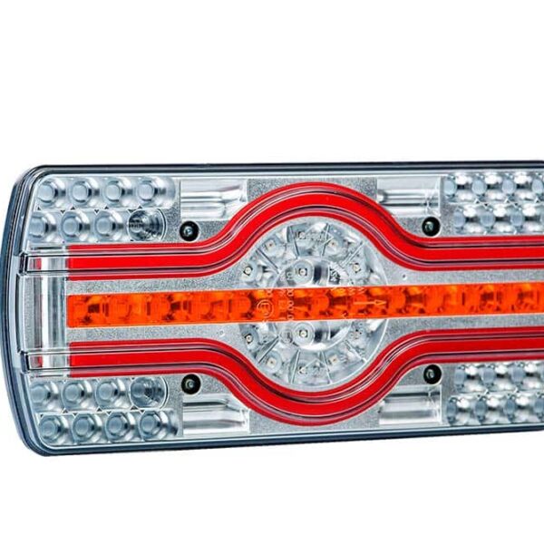 LED Neon Rücklicht mit Kennzeichenleuchte | 12-24v | 2.0m Kabel | VC-3600