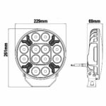 LED Ypsilon 12LED amber-weiß mit Blitzer 8000lm - 3m Kabel | WD-12080.1 – Bild 12