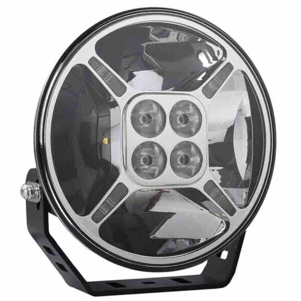 LED Fernscheinwerfer Chrom mit Tagfahrlicht | 12.000 Lumen | 9-36v | WD-80120C.1