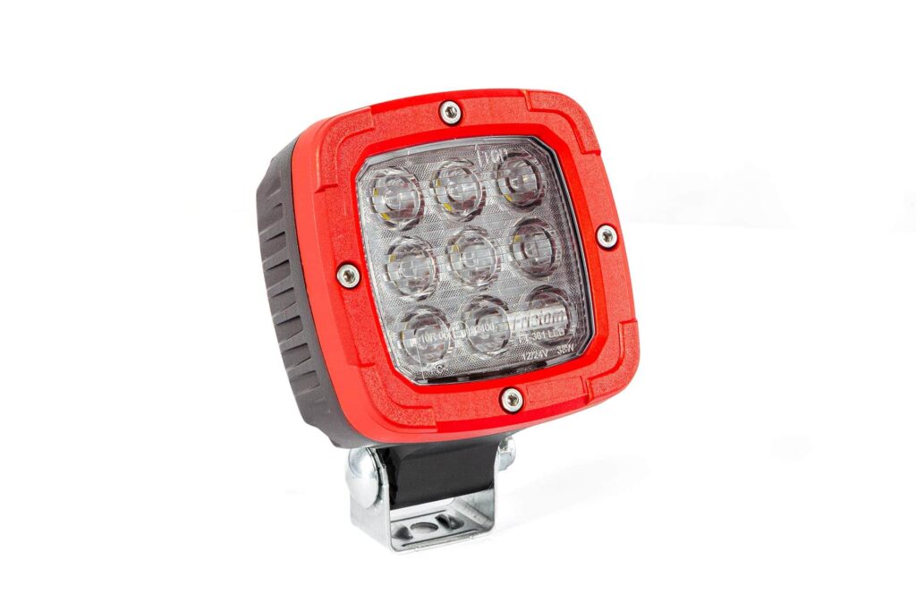 LED Arbeitsscheinwerfer Spotbeam 38W - 4100lm 12-36v eingebauter DT-Stecker | WS-3841DT