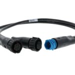 Geteiltes Kabel 1x 7-PIN AMP Male > 2x 7-PIN AMP Fem 50cm | D11689