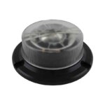 LED low-base Rundumleuchte amber transparent | 3-Schraube | 12-24v | R65 | LPBR65C