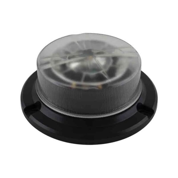 LED low-base Rundumleuchte amber transparent | 3-Schraube | 12-24v | R65 | LPBR65C
