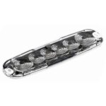 Schlanker LED Blitzer | R65 | 6 LEDs | amber | 10-30v | LPR656DVA