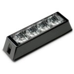 LED Blitzer 4 LEDs | weiß | 10-30v | LED4DVW