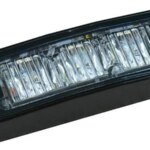LED Blitzer 3 LEDs | R65 | slimline | amber | 10-30v | SLED3DVAR65