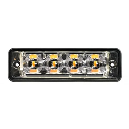 Ultraflacher Slimline LED Blitzer 4 LEDs | weiß | 10-30v | SSLED4DVW