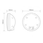 Eingebautes LED Rückfahrlicht | 12-24v | ohne Kabel | 110WME – Bild 2