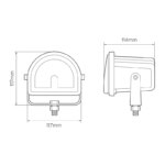RED Line Halbkreis Gabelstapler Lampe | 10-80v | FLRSC01 – Bild 5
